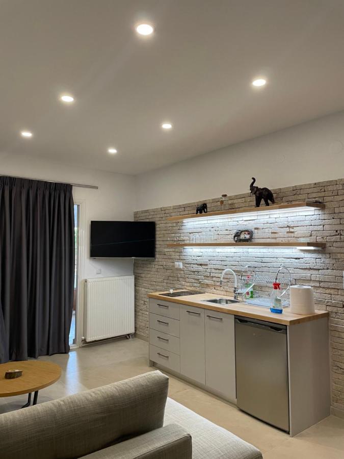 Central Luxury Apartment In Paralia Ofryniou Ofrínio Kültér fotó
